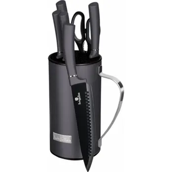 BerlingerHaus sada nožů ve stojanu 7ks BH-2600 Carbon PRO