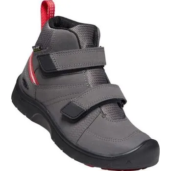 Dětská sportovní obuv Dětské boty Keen Hikeport 2 Mid Strap WP Magnet/Red carpet velikost nohy 35