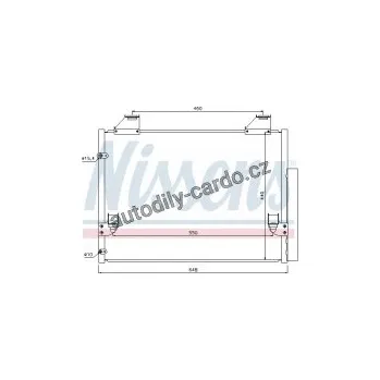 Chladič motoru Chladič klimatizace NISSENS 940083