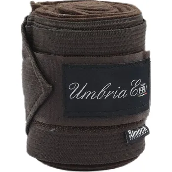 Ochrana nohy a ocasu Umbria Equitazione Bandáže kombinované Umbria Equitazione, 4 ks, 4 m, tmavě hnědé