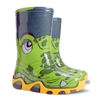 Chlapecké tenisky DEMAR dětské gumáky - Stormer print B krokodýl Velikost: 30-31