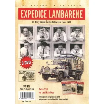 DVD film Expedice Lambarene (3 DVD) (papírový obal)