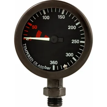 Potápěčský počítač Manometr Agama TECH BLACK 300 bar - s hadicí 65 cm