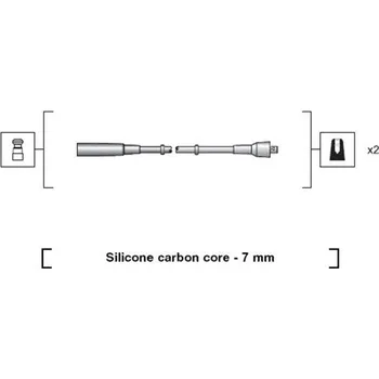 Zapalovací kabel Sada kabelů pro zapalování MAGNETI MARELLI 941318111205