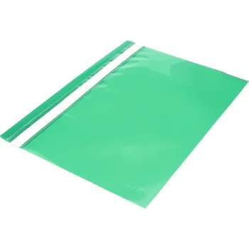 Rychlovazač z PVC přední strana průhledná, tenká, zadní strana světle zelená