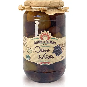 oliva Míchané olivy 530g Delizie di Calabria