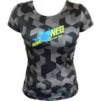 cyklistický dres dres krátký dámský HAVEN PEARL NEO černo/modrý (dres krátký dámský HAVEN PEARL NEO černo/modrý)