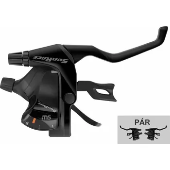 Brzdová páka řadicí a brzdové páky SunRace STM503 3x8p (řadicí a brzdové páky SunRace STM503 3x8p)