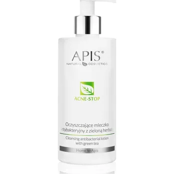 Apis Natural Cosmetics Acne-Stop Home TerApis čisticí a odličovací mléko se zeleným čajem 500 ml