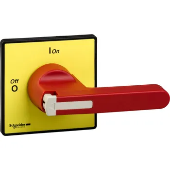 Stykač SCHN KDF3PZ Vario ovládač červený 90x90mm pro V5 a V6,4 šrouby