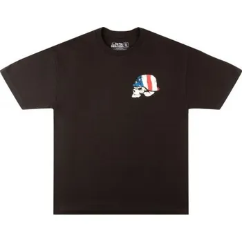 Pánské tričko TRIKO METAL MULISHA AMERI-CHEV S/S - černá - 3XL + při osobním odběru 466 Kč