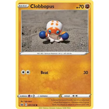 Sběratelská karetní hra Clobbopus 091/198 - Chilling Reign Typ karty: Non-Holo