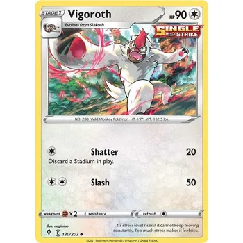 Karetní hra Vigoroth 130/203 - Evolving Skies Typ karty: Non-Holo