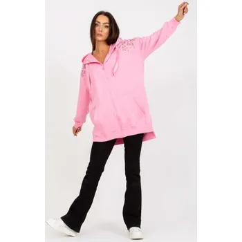 Dámská mikina Dámská mikina s kapucí RUE PARIS růžová