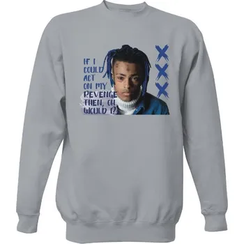 Pánská mikina Mikina bez kapuce Unisex s potiskem XXXTENTACION - Revenge pánské