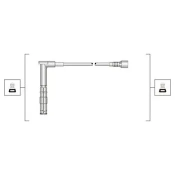 Zapalovací kabel Sada kabelů pro zapalování MAGNETI MARELLI 941319170100