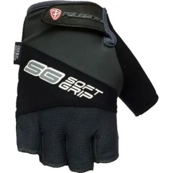 Cyklistické rukavice rukavice Poledník SOFT GRIP černé (rukavice Poledník SOFT GRIP černé)
