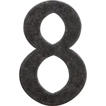 Dveřní kování COBRA číslice 12cm kované Provedení: 8, Povrch: K - kované kování