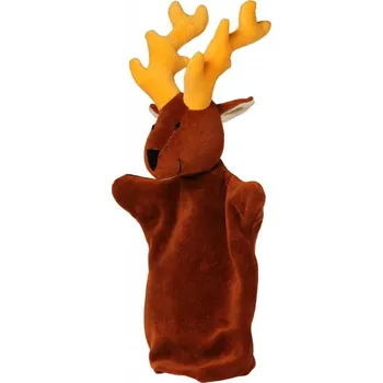 maňásek Maňásek na ruku - pohádkový maňásek -Jelen od firmy NOE (35 cm)