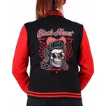 mikina bez kapuce dámské - ANGELINA BS - BLACK HEART - 12528 - M