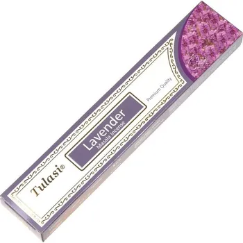 Vonná tyčinka Tulasi Masala Premium Lavender - Levandule indické vonné tyčinky 15 g
