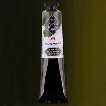 Speciální výtvarná barva Akrylová barva zn. Nevskaya Palitra MC 46 ml -olivová zelená 727