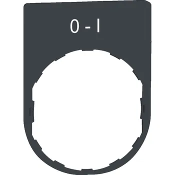 Stykač SCHNEIDER ELECTRIC SCHNEIDER ZBYP2178 Štítek s popisem ZBYP2178