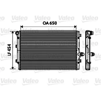 Chladič motoru Chladič, chlazení motoru VALEO 734333