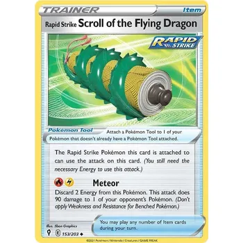 Sběratelská karetní hra Rapid Strike Scroll 153/203 - Evolving Skies Typ karty: Reverse Holo