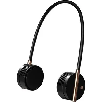 Vzduchotechnika Elegantní přenosný ventilátor na krk - Černý