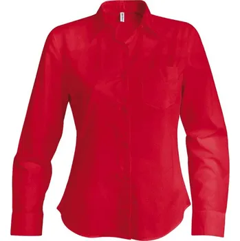 Kariban Dámská košile Jessica Červená 4XL
