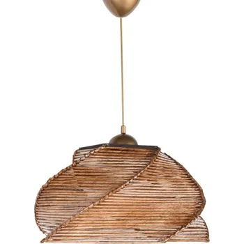 Stropní svítidlo Pentagone - Antiquation imitace bambusu