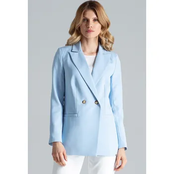 Dámské sako Dámské modré sako M642 Blue Velikost: L