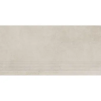 Dlažba Magnetik bianco stopnica prasowana mat - schodovka 29,8x59,8 bílá matná 3581526