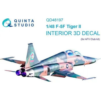 Plastikový model 1/48 F-5F Tiger II 3D-Printed & col.Interior (AFV)