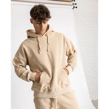 Pánská mikina Don Lemme Unisex Mikina Reverse - béžová Velikost: M