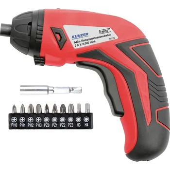 Kunzer aku šroubovák, 3.6 V, 2000 mAh Li-Ion 7AKS01
