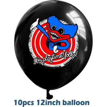 Balónek Balónky latexové POPPY 10 ks černé Barva: jet black