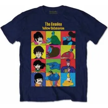 Pánská móda Merch The Beatles: Tričko Yellow Submarine Characters L