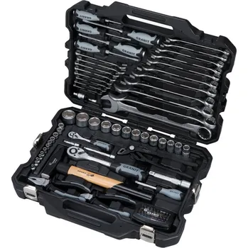 Skříňka na nářadí Kufr s nářadím 62 ks plastový Granit BLACK EDITION