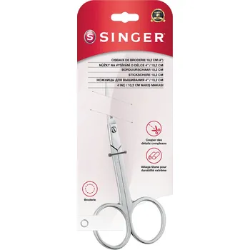 Krejčovské nůžky Vyšívací nůžky Singer 250014303 - 4"/10,2 cm