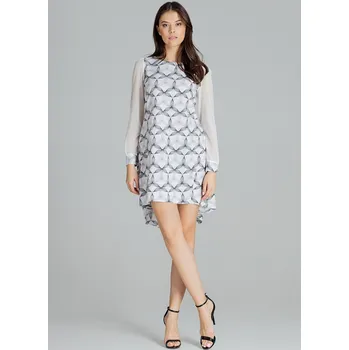 Dámské šaty Šaty se síťovanými rukávy L082 Pattern 113 Velikost: M