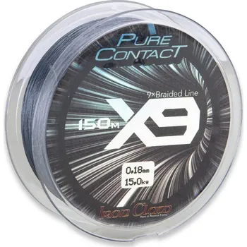 Iron Claw šňůra Pure Contact X9 0,13mm 150m šedá