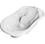 Dětská anatomická profilovaná vanička s výpustí KOMFORT 2v1 šedá