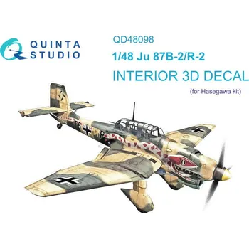 Plastikový model 1/48 Ju 87B-2/R-2 3D-Printed & col.Interior (HAS)