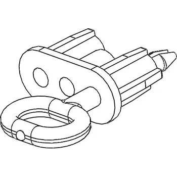 Žaluzie Kasko Kryt dolní FE lišty kulatá průhledná IS 18/11 0000