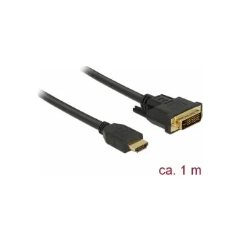 Video kabel Delock Kabel HDMI na DVI 24+1 obousměrný 1 m