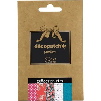 Umělecký papír D.A. Papíry na decoupage, 5ks, kolekce č. 02