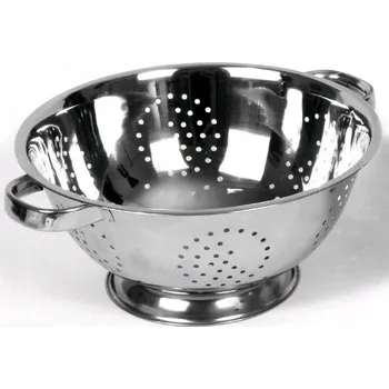 Cedník a síto Cedník d24cm, v.10cm, NR plech.,stojící