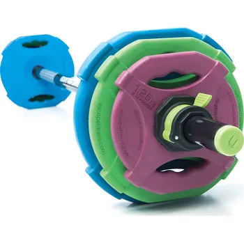 Escape Fitness Pogumované náhradní kotouče 10 kg (modrý)